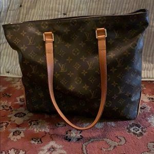 AUTHENTIC Louis Vuitton Monogram Cabas Mezzo